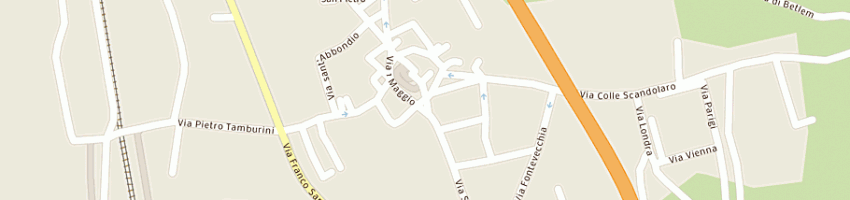 Mappa della impresa andy srl a FOLIGNO