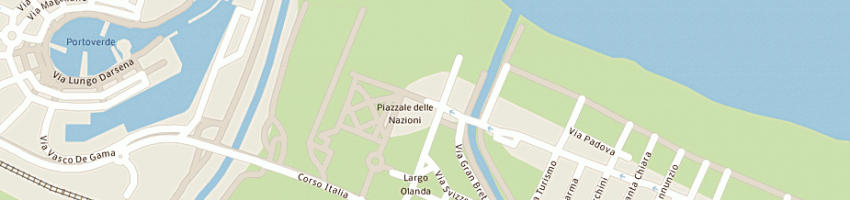 Mappa della impresa hotel victoria palace a CATTOLICA