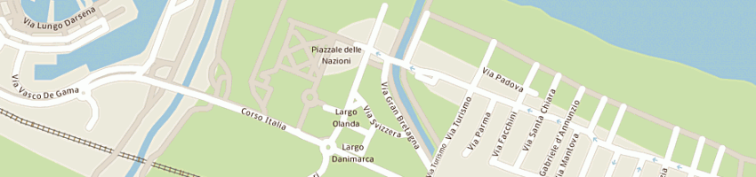 Mappa della impresa waldorf palace hotel a CATTOLICA