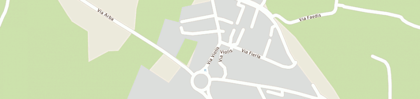 Mappa della impresa mercury di del ben franco e sergio snc a MANIAGO