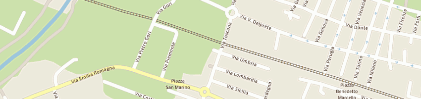 Mappa della impresa marchini fabrizio a CATTOLICA