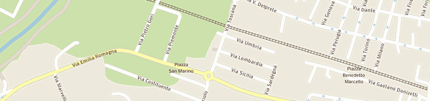 Mappa della impresa balordi stefano medico veterinario a CATTOLICA