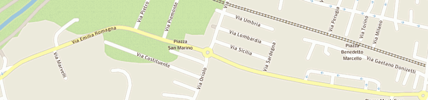 Mappa della impresa geco park srl a CATTOLICA