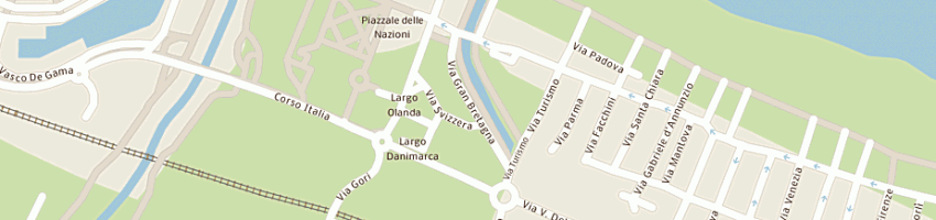 Mappa della impresa hotel imperiale a CATTOLICA