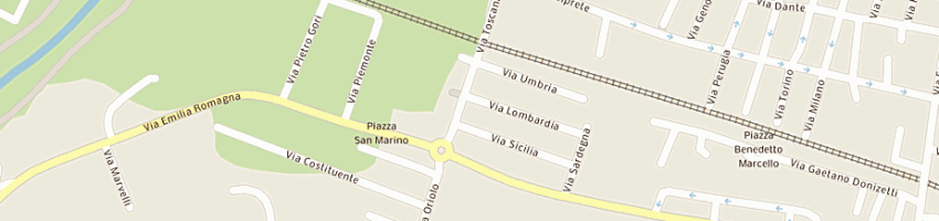 Mappa della impresa freducci silverio a CATTOLICA