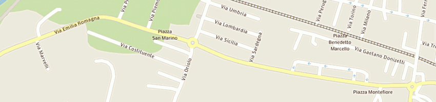 Mappa della impresa mariani enrico a CATTOLICA