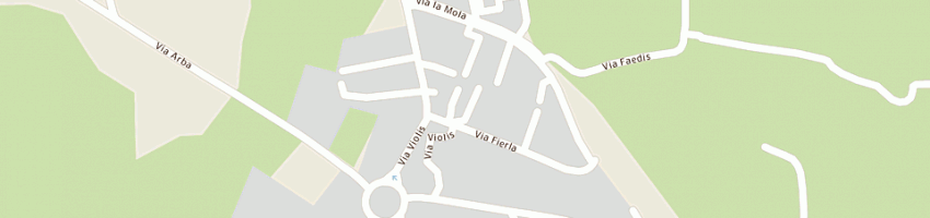 Mappa della impresa patrizio e e g fratelli (snc) a MANIAGO
