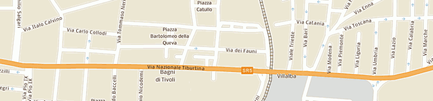 Mappa della impresa trusiani bianca a TIVOLI
