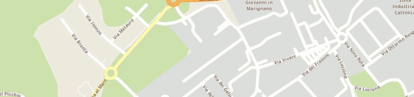Mappa della impresa safelink di bertuccioli gianluca a SAN GIOVANNI IN MARIGNANO