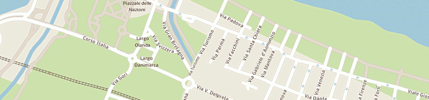 Mappa della impresa hotel atlas a CATTOLICA
