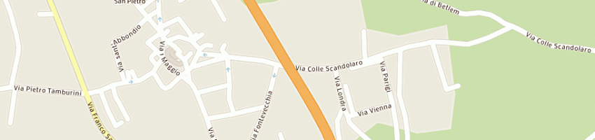 Mappa della impresa scuole nidi comunali a FOLIGNO