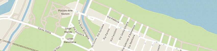 Mappa della impresa hotel panorama a CATTOLICA