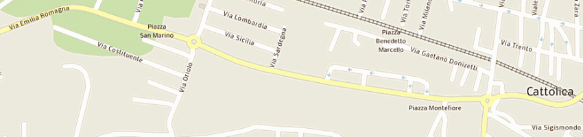 Mappa della impresa bipop-carire spa a CATTOLICA