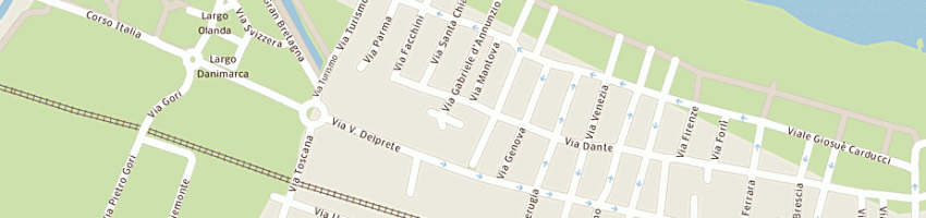 Mappa della impresa pensione pensione venezia a CATTOLICA