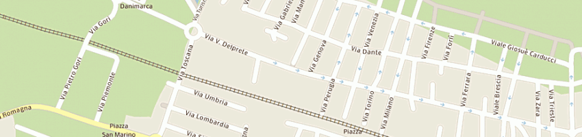 Mappa della impresa esstro di del bianco simona e c sas a CATTOLICA