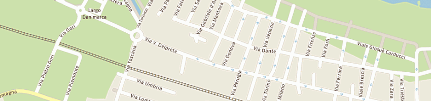 Mappa della impresa hotel holiday a CATTOLICA