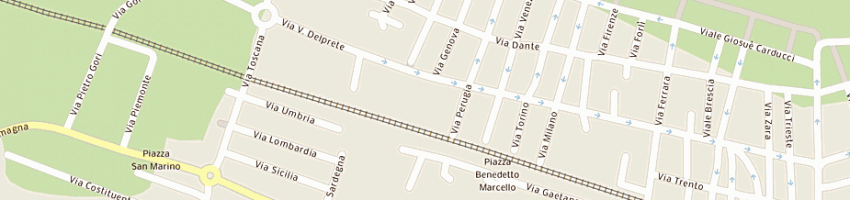 Mappa della impresa ciacci marco a CATTOLICA