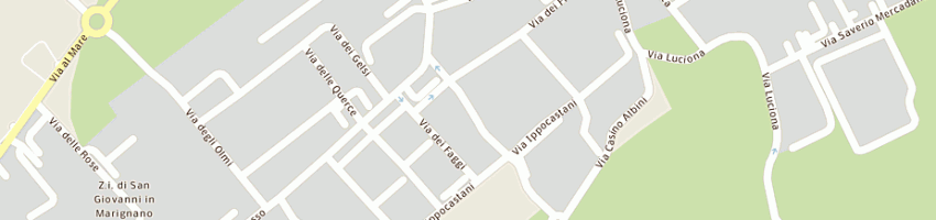 Mappa della impresa macelleria di torsani oscar e c snc a SAN GIOVANNI IN MARIGNANO