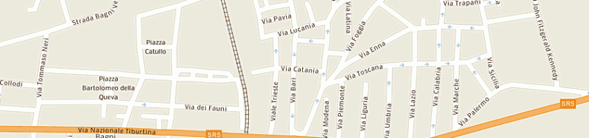 Mappa della impresa rinaldi cinzia a GUIDONIA MONTECELIO