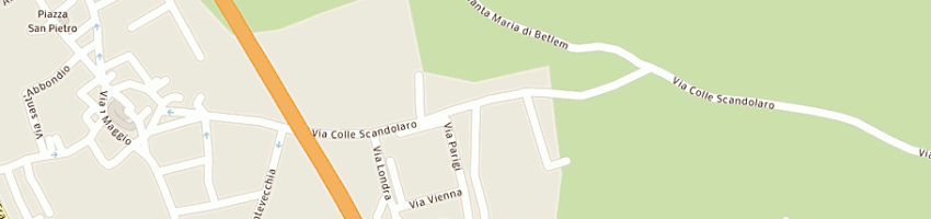 Mappa della impresa asilo nido raggio di sole a FOLIGNO