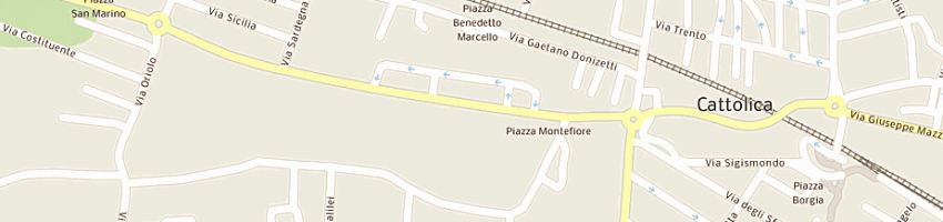 Mappa della impresa t s termo sanitaria di vanni marco a CATTOLICA