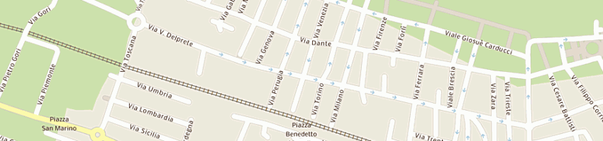 Mappa della impresa hotel caracas di delprete adolfo e c snc a CATTOLICA