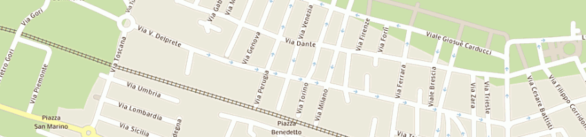 Mappa della impresa pensione touring a CATTOLICA