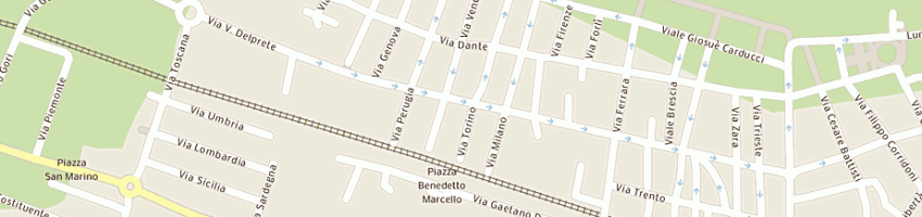 Mappa della impresa hotel queen mary a CATTOLICA