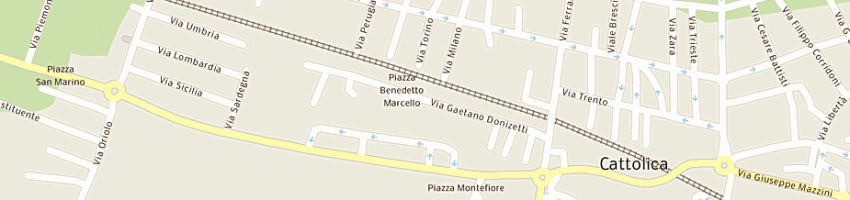 Mappa della impresa bacchini cesare a CATTOLICA