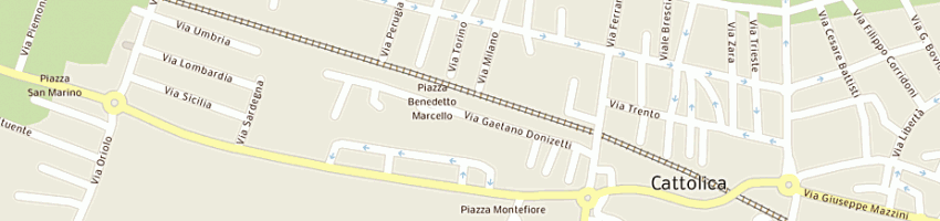 Mappa della impresa cecconi alfio a CATTOLICA