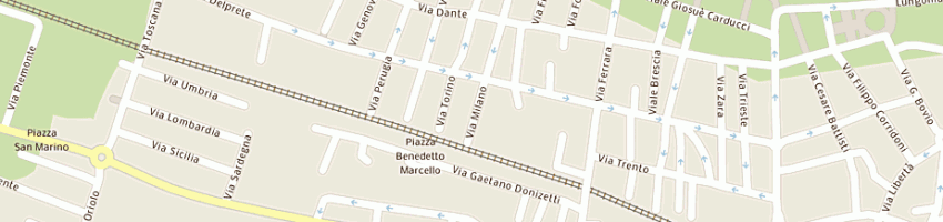 Mappa della impresa ed sas di ricci nadia e c a CATTOLICA