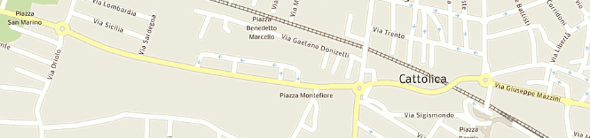Mappa della impresa drudi srl a CATTOLICA