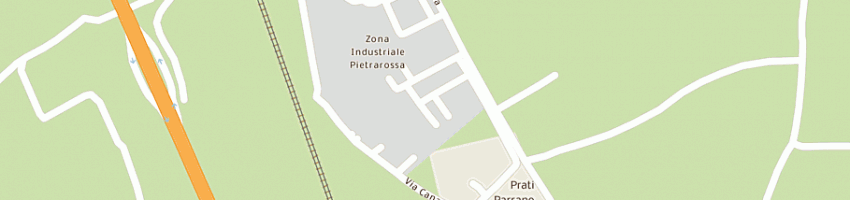 Mappa della impresa ambrosi e sdei srl a TREVI