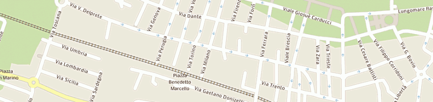 Mappa della impresa parrucchiere linea donna di giorgio tomassini a CATTOLICA
