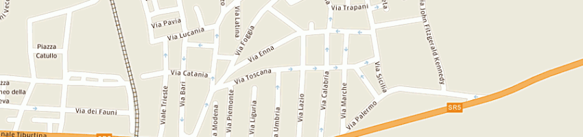 Mappa della impresa de vincenzi alessandra a GUIDONIA MONTECELIO