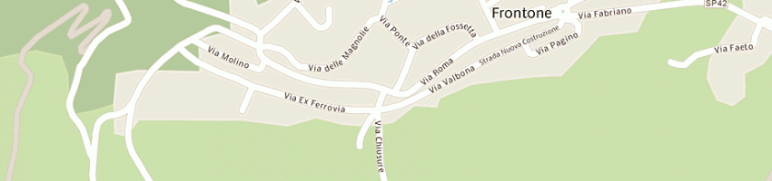 Mappa della impresa bps di serra osvaldo e c (snc) a FRONTONE