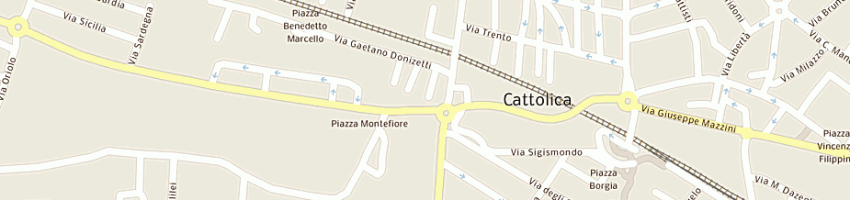 Mappa della impresa panificio s stefano di maira g e intilla g snc a CATTOLICA