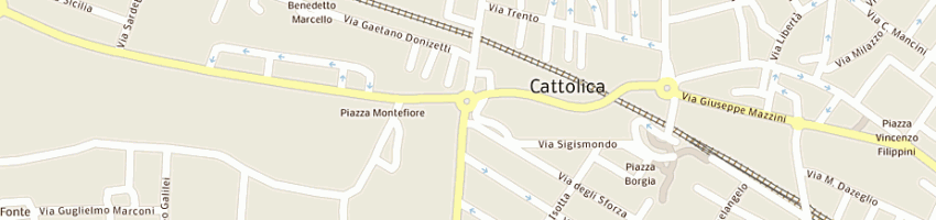 Mappa della impresa serafini sas di serafini giorgio e figli a CATTOLICA