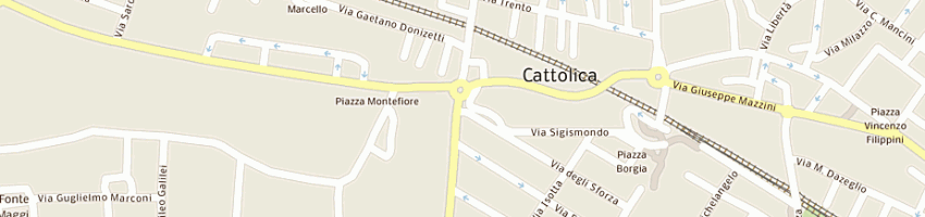 Mappa della impresa salomoni giulio a CATTOLICA