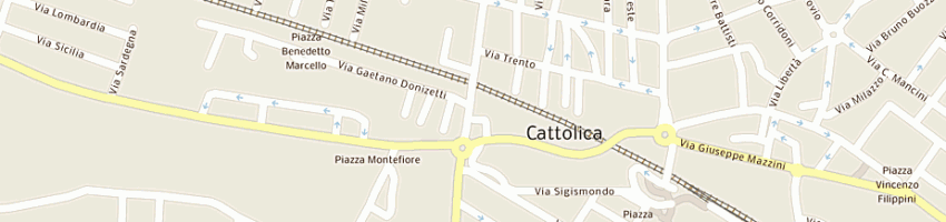Mappa della impresa zanotti guido a CATTOLICA