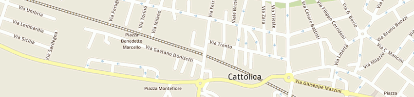 Mappa della impresa inseparabile tour srl a CATTOLICA