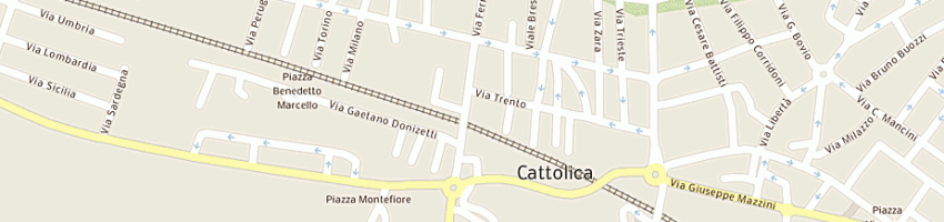 Mappa della impresa masini sergio a CATTOLICA