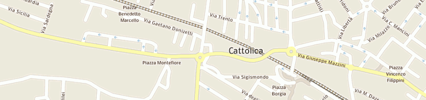 Mappa della impresa la casa del giocattolo di tullio bruno e c sas a CATTOLICA