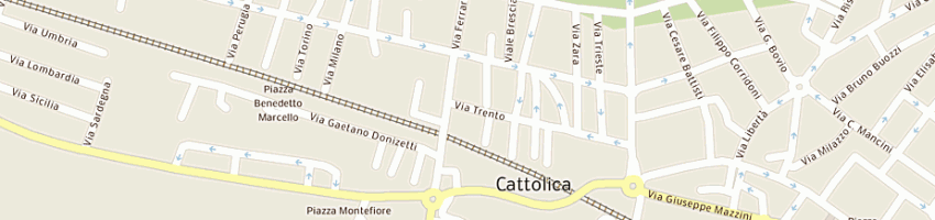 Mappa della impresa magnani franco a CATTOLICA