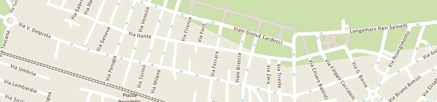 Mappa della impresa bar cubana a CATTOLICA