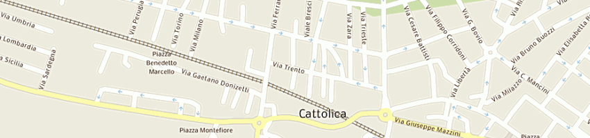Mappa della impresa pensione alba a CATTOLICA