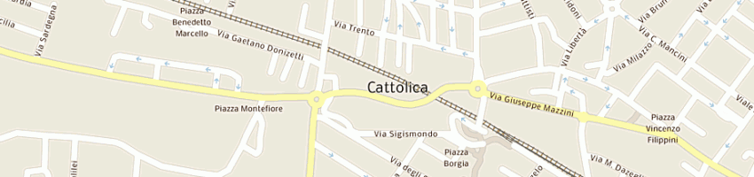 Mappa della impresa adria plastica a CATTOLICA