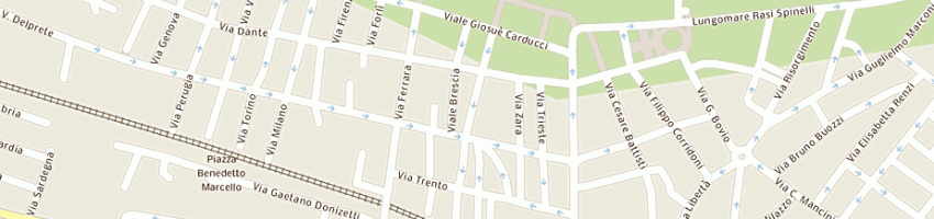 Mappa della impresa genna snc di trinchi maria grazia e c a CATTOLICA