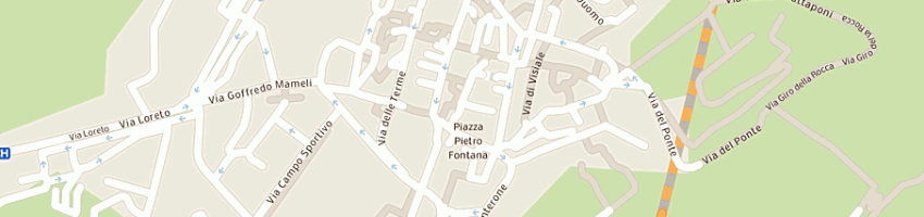 Mappa della impresa taverna la lanterna di viola alessandra a SPOLETO