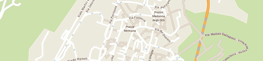 Mappa della impresa ristorante dei pini a SPOLETO